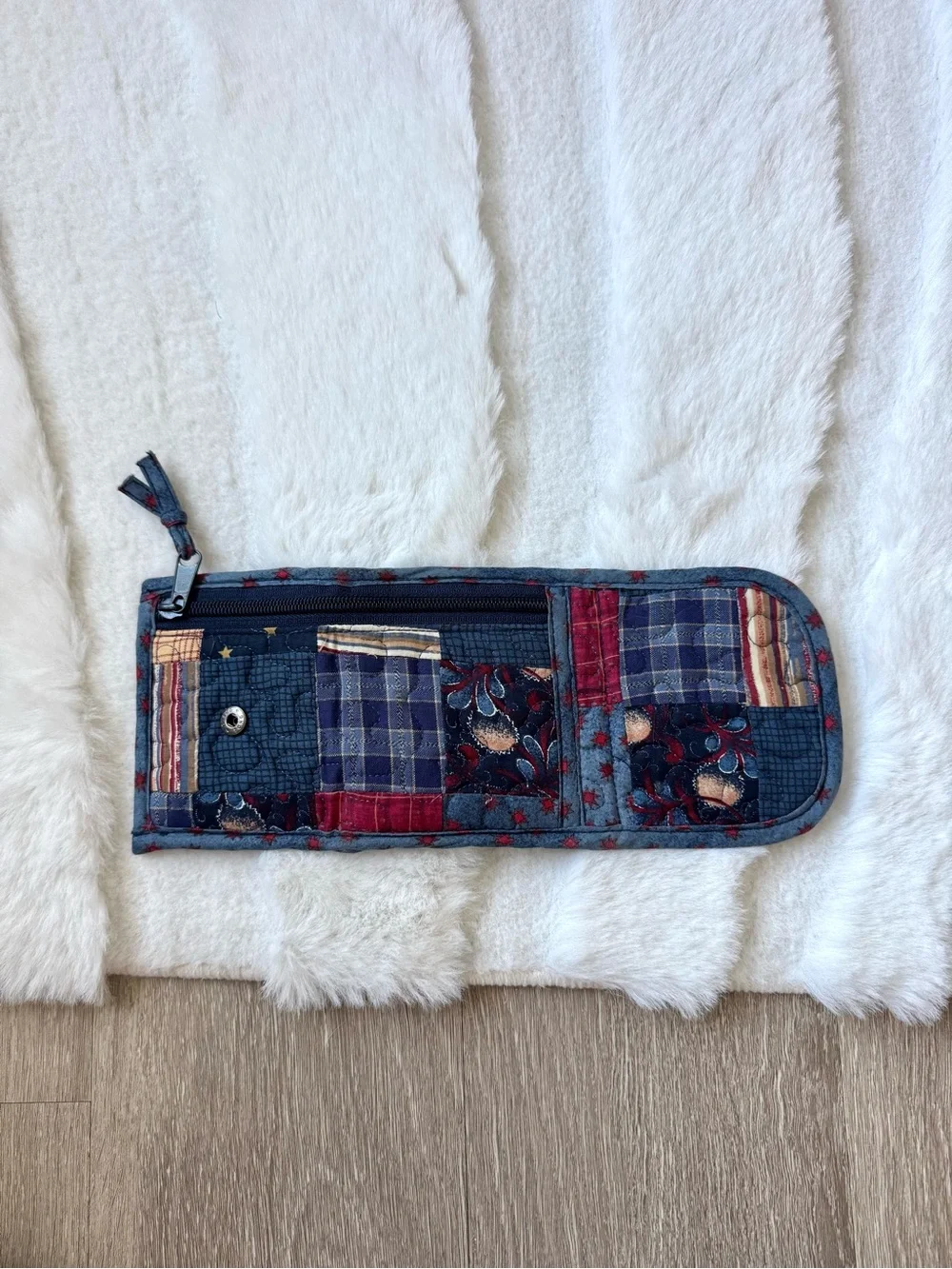 Donna Sharp Quilted Patchwork Cotton Trifold Wallet